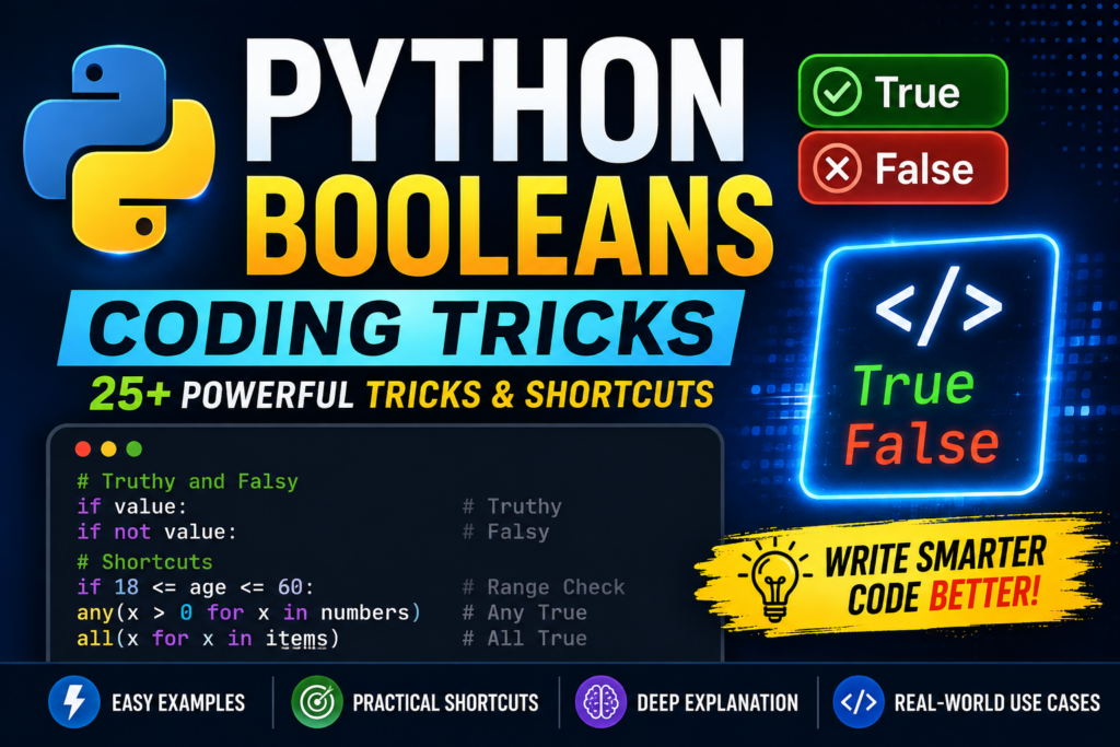 Python Booleans: 25+ Powerful Boolean Coding Tricks & Shortcuts