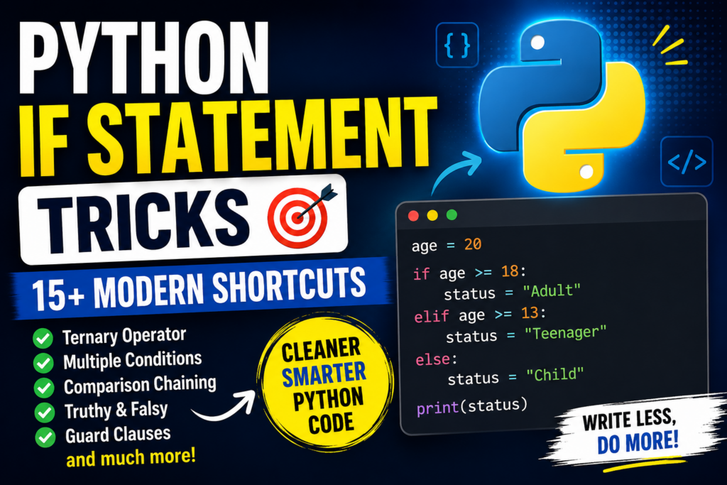 Python If Statement Tricks: 15+ Modern Shortcuts Every Python Developer Should Know