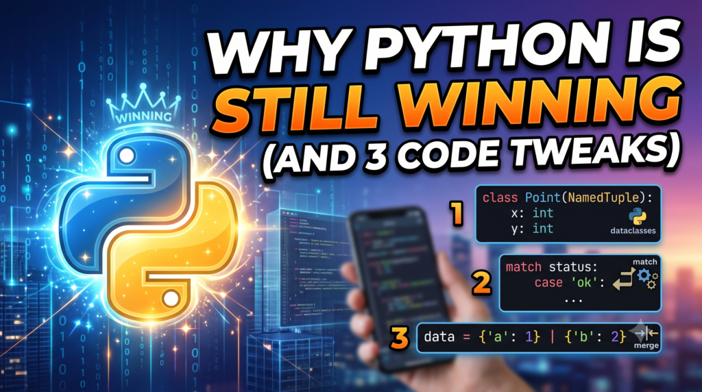 Why Python Is Still Winning (And 3 Code Tweaks to Use Today)1av5mo1av5mo1av5