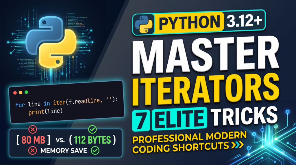 Mastering Python Iterators: 7 Modern Tricks & Production-Grade Shortcuts